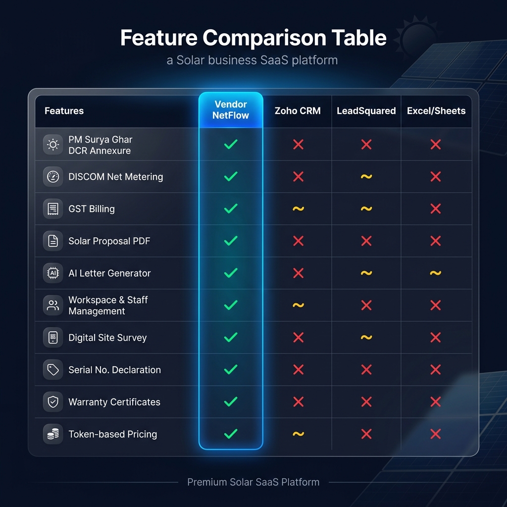 Vendor NetFlow vs Other CRM Platforms Comparison