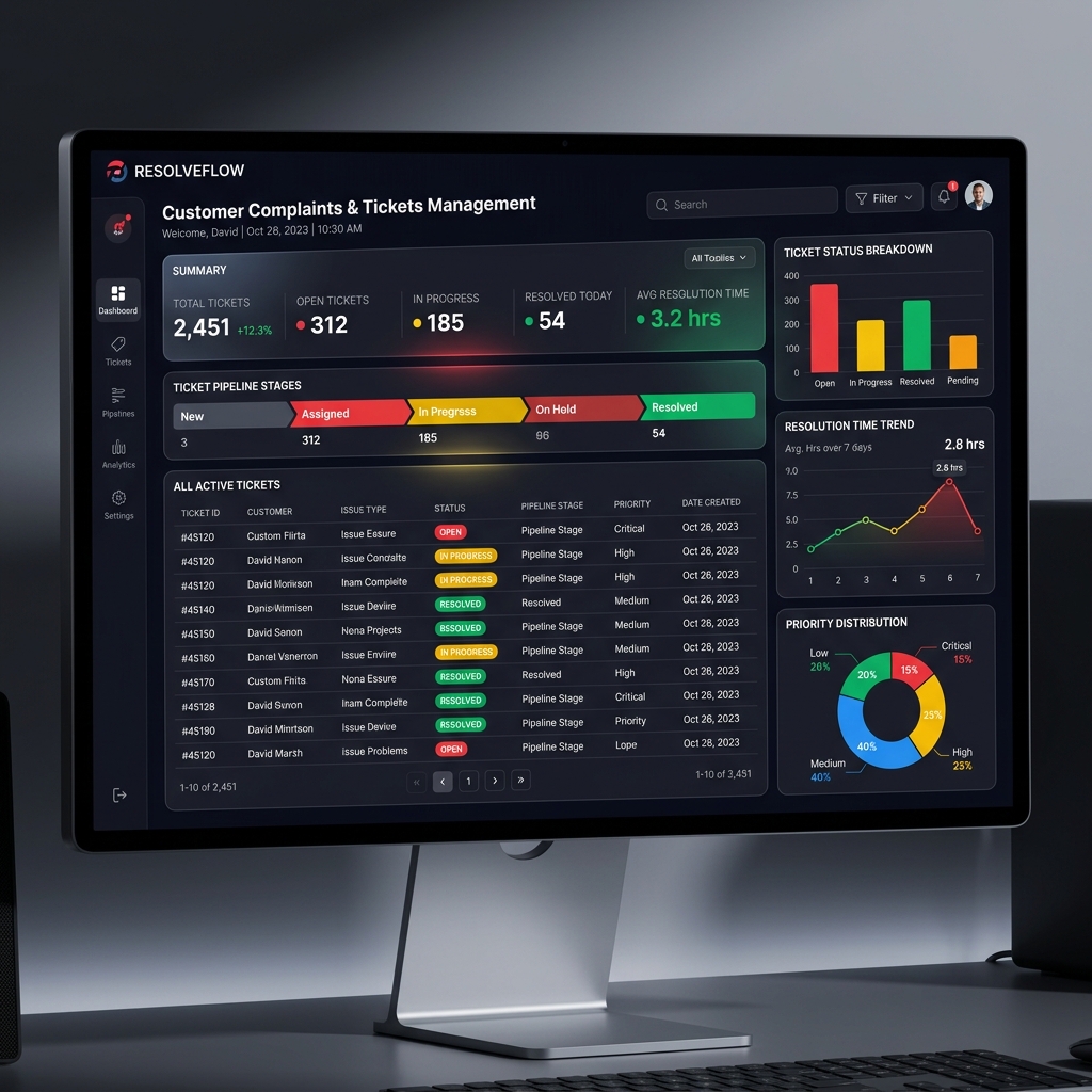 Complaints Dashboard
