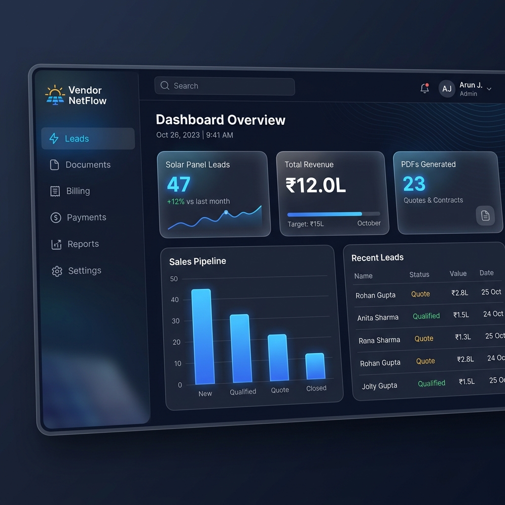 Vendor NetFlow Dashboard