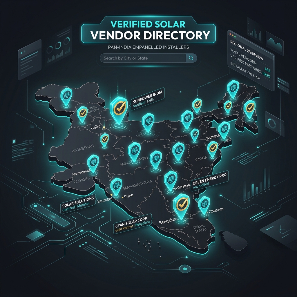 Registered Vendors Directory: Connecting Empowered Consumers with Empanelled Installers